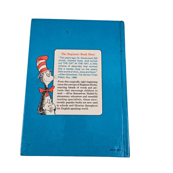 Vintage Dr Seuss The Cat In The Hat Hardback Book 1957 Beginner Random House - Picture 2 of 10